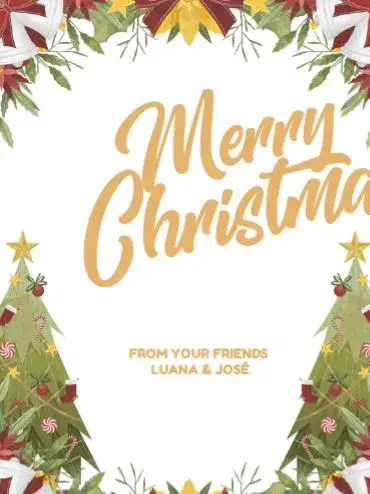 Christmas Card invitation