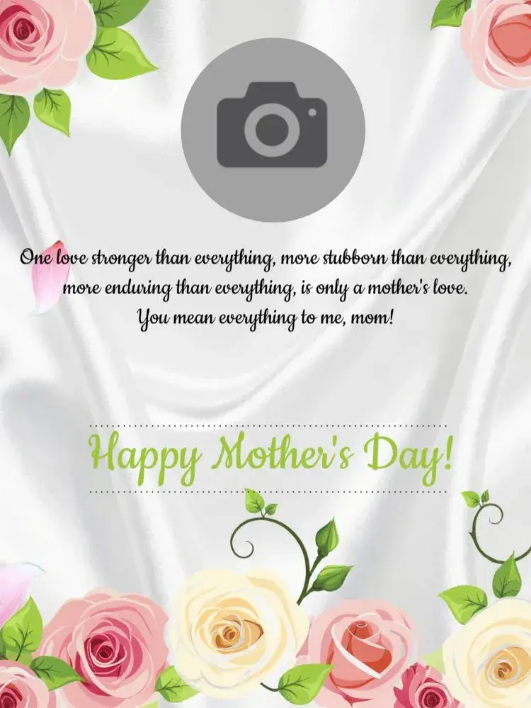 Mother's Day Post With Photo Gift invitation