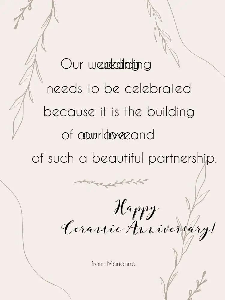 Wedding Anniversary Celebration Clear Wedding Card invitation