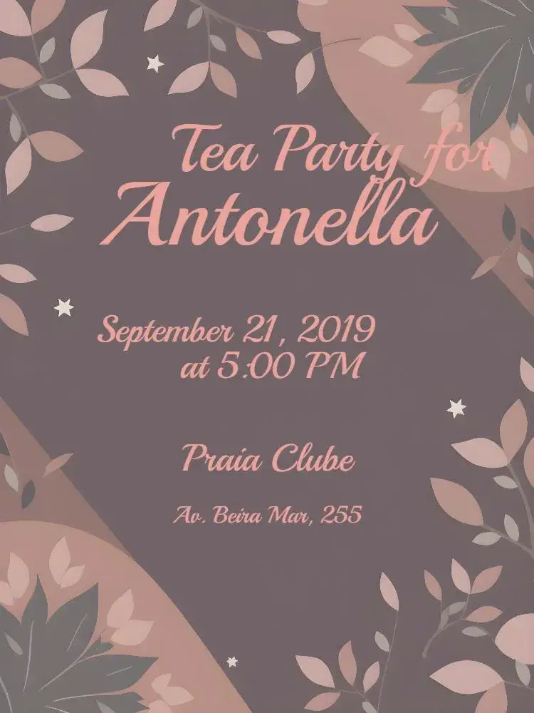 Invitation Bridal Shower Tea – Bridal Shower theme floral, delicate, pink, modern, feminine, cozy