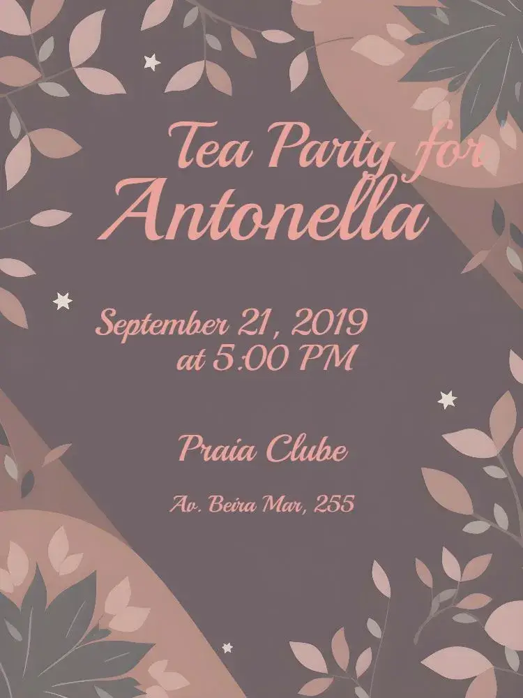 Bridal Shower Tea invitation