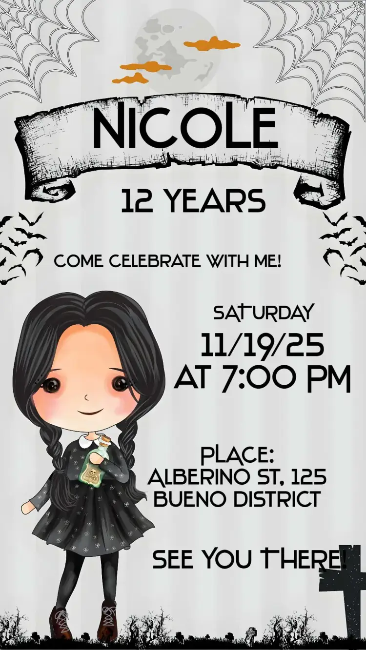 Invitation Wednesday – Birthday theme magic, colorful, fantasy, fun-filled, playful, themed