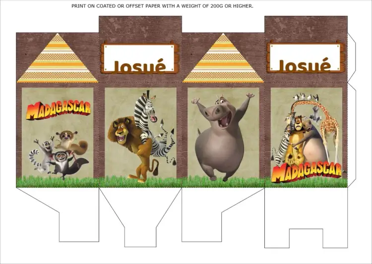 Box Milk Madagascar Grass invitation
