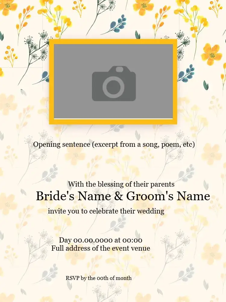 Wedding Celebration invitation