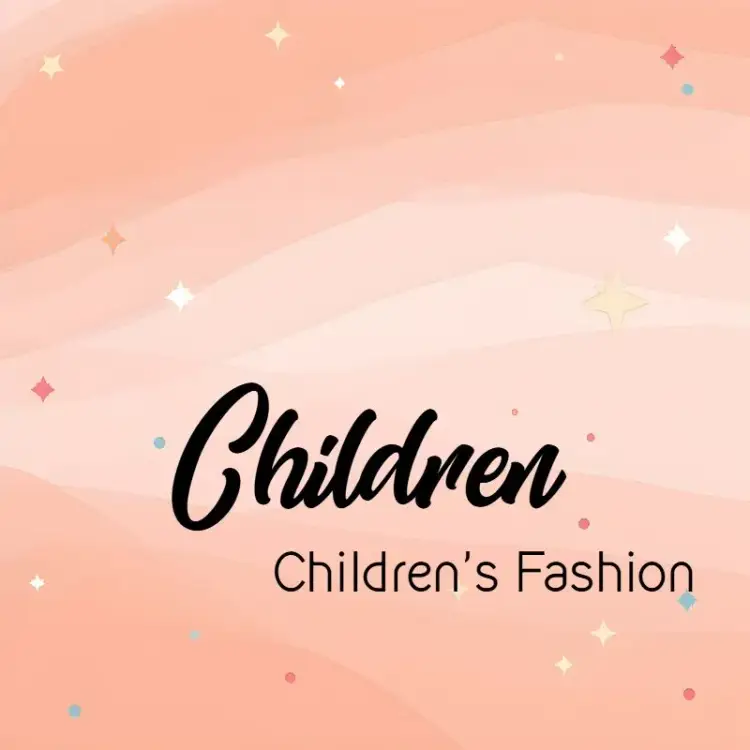 Orange Children's Clothing Store Logo invitation