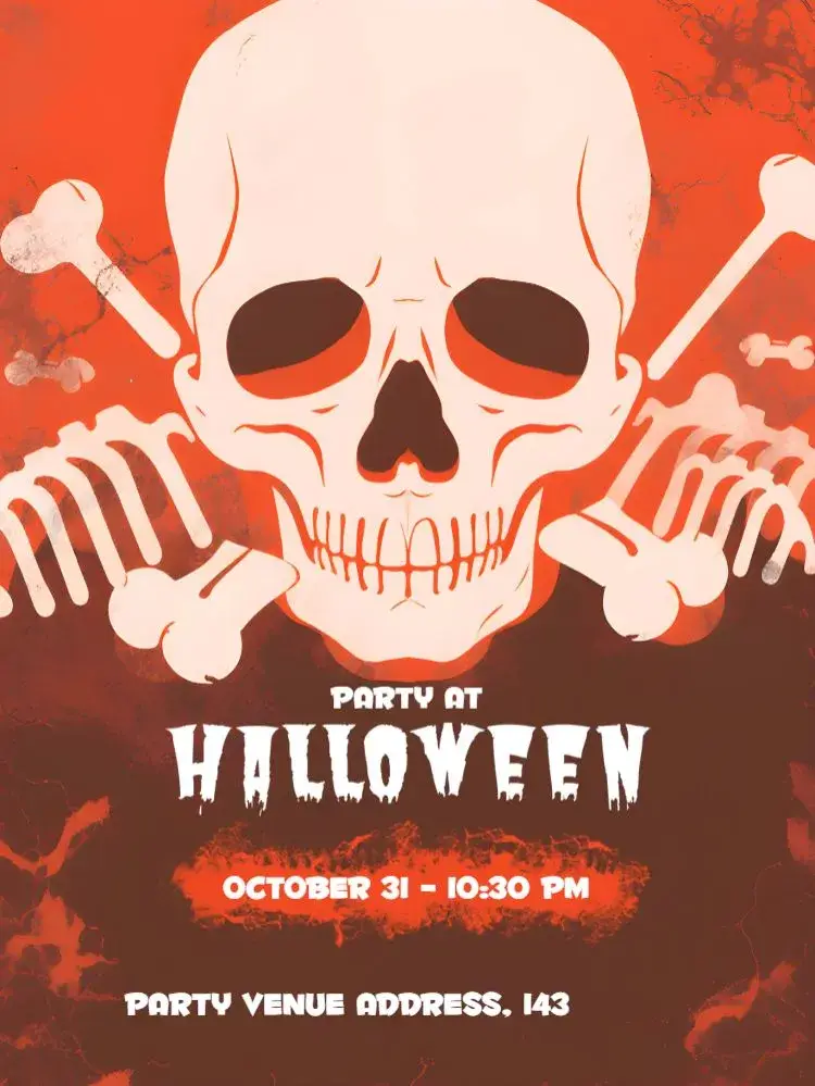 Halloween Das invitation