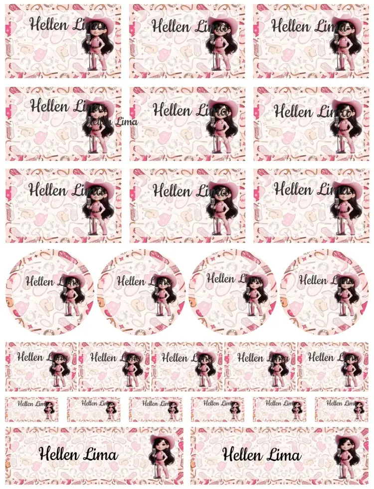 Ana Castela Cowgirl invitation