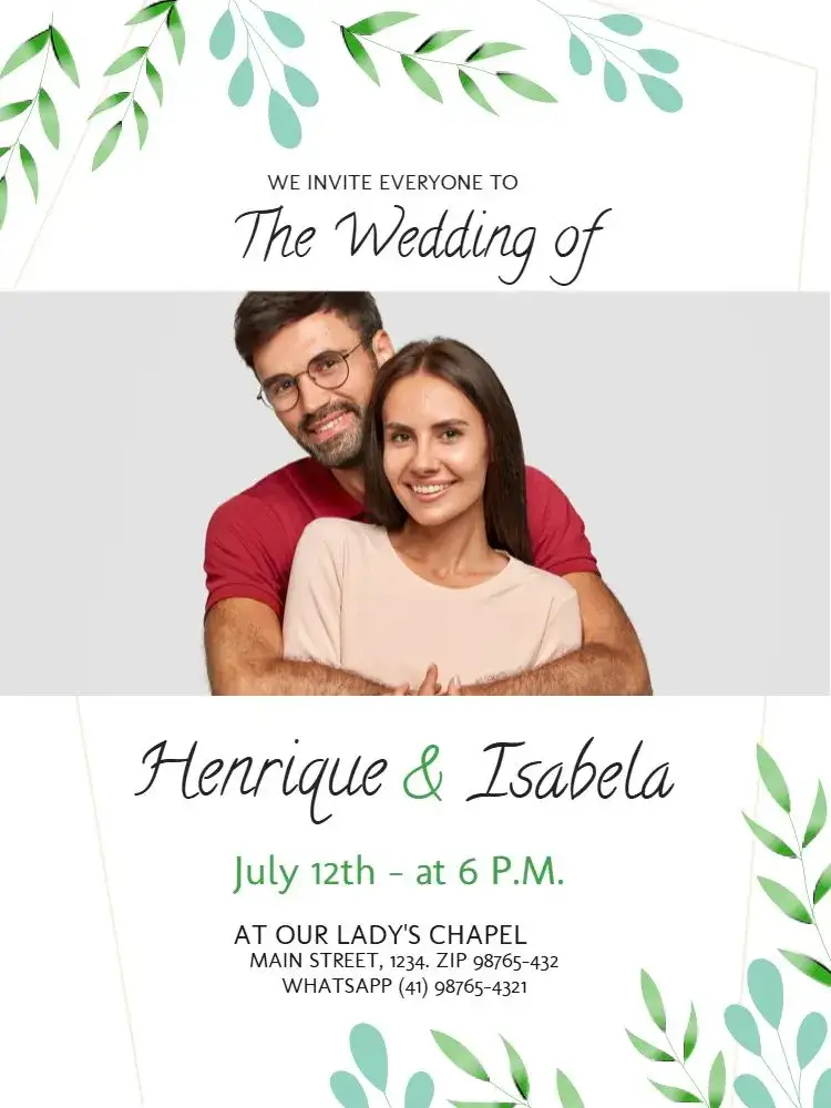 Virtual Wedding For Whatsapp With Photo Meeting