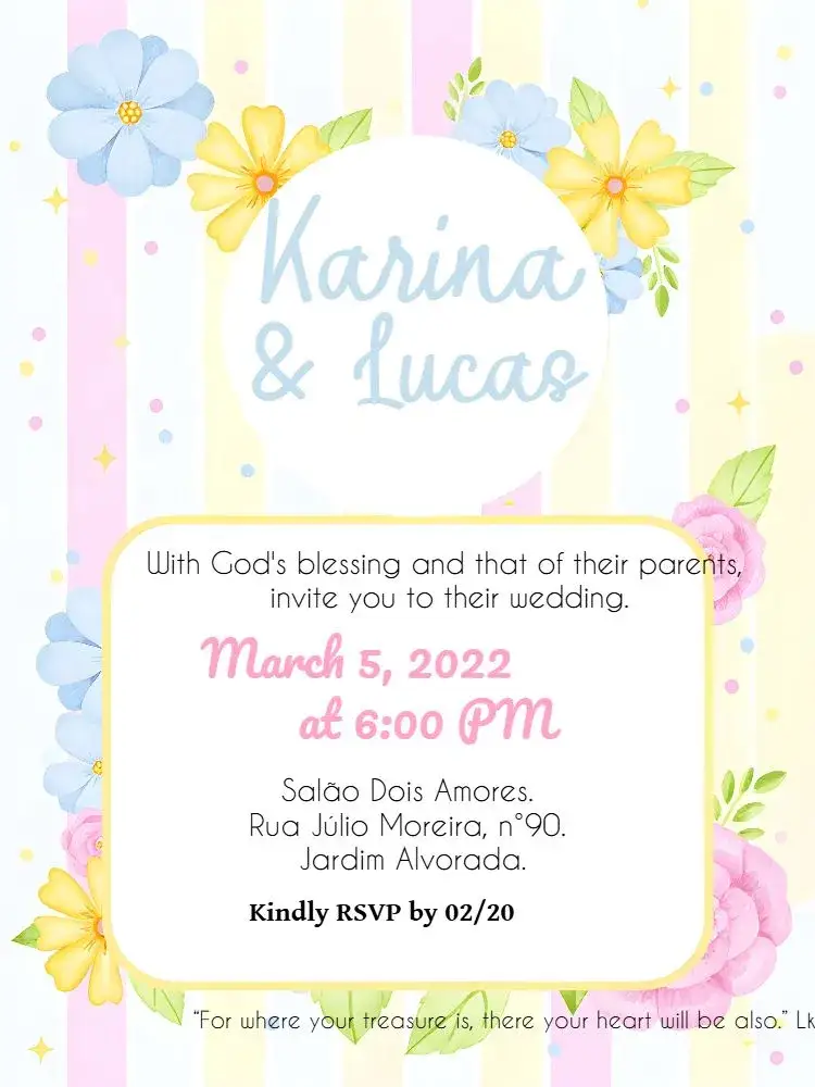 Invitation Floral Trend Wedding – Most searched for theme floral, pastel tones, delicate, modern, elegant, natural