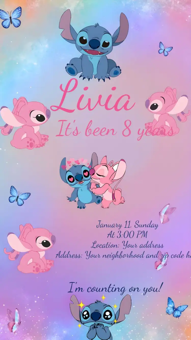 Stitch And Blue Angel