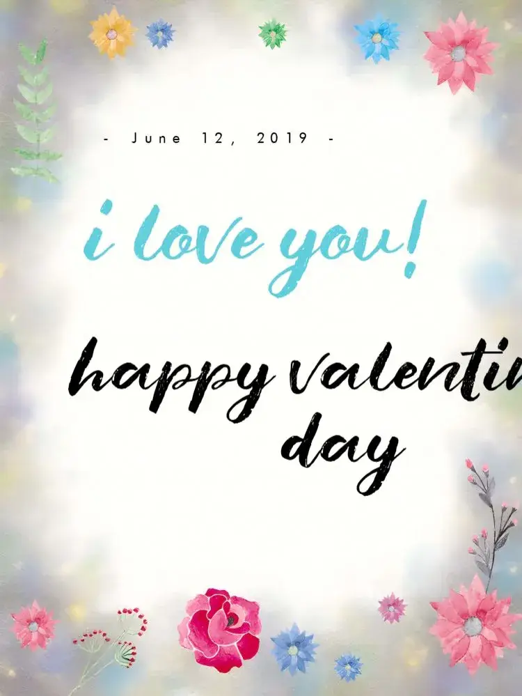 Post Valentine's Day June invitation