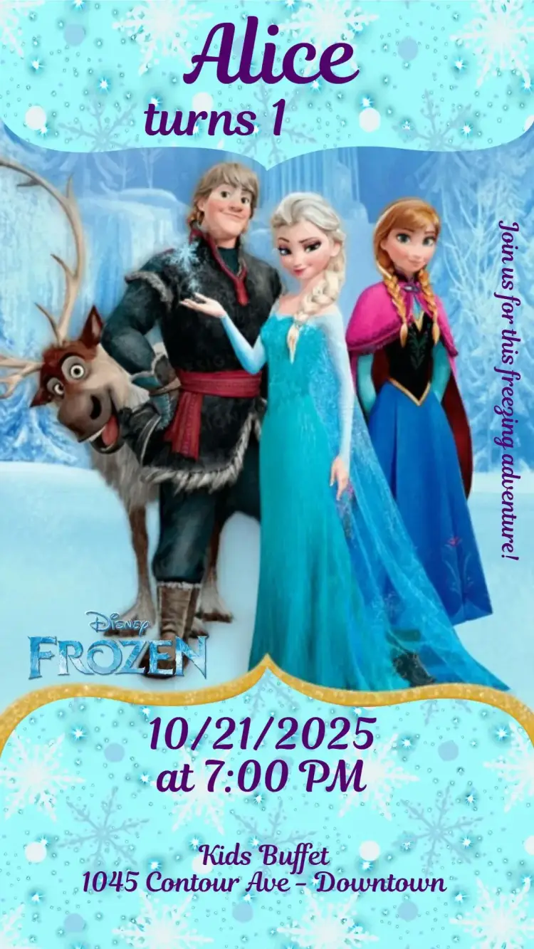 Frozen invitation