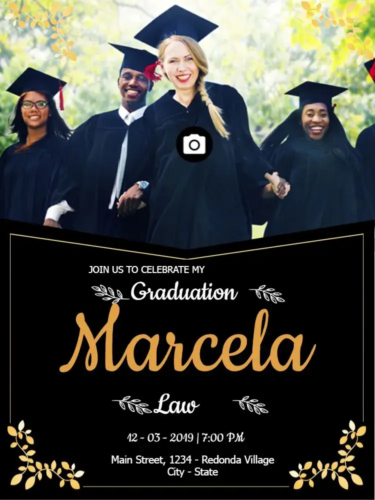 Graduation With Photo invitation