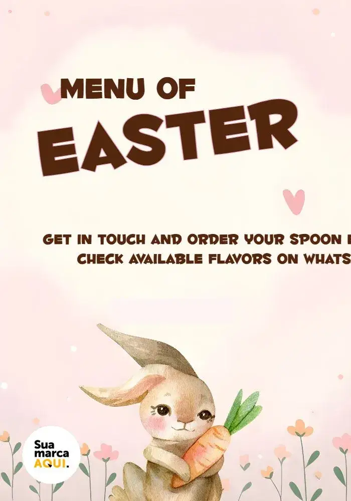 Invitation Easter Watercolor Menu – Commemorative Dates theme watercolor, colorful, cute, fun, spring-themed, nature-inspired