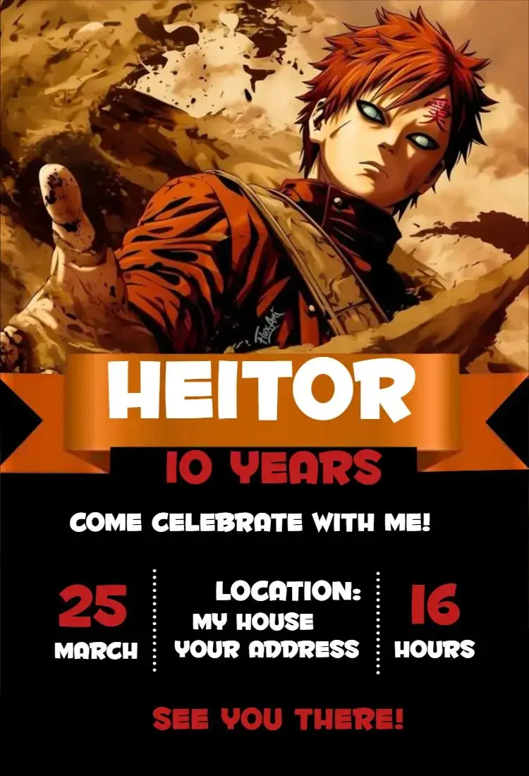 Gaara 2 invitation
