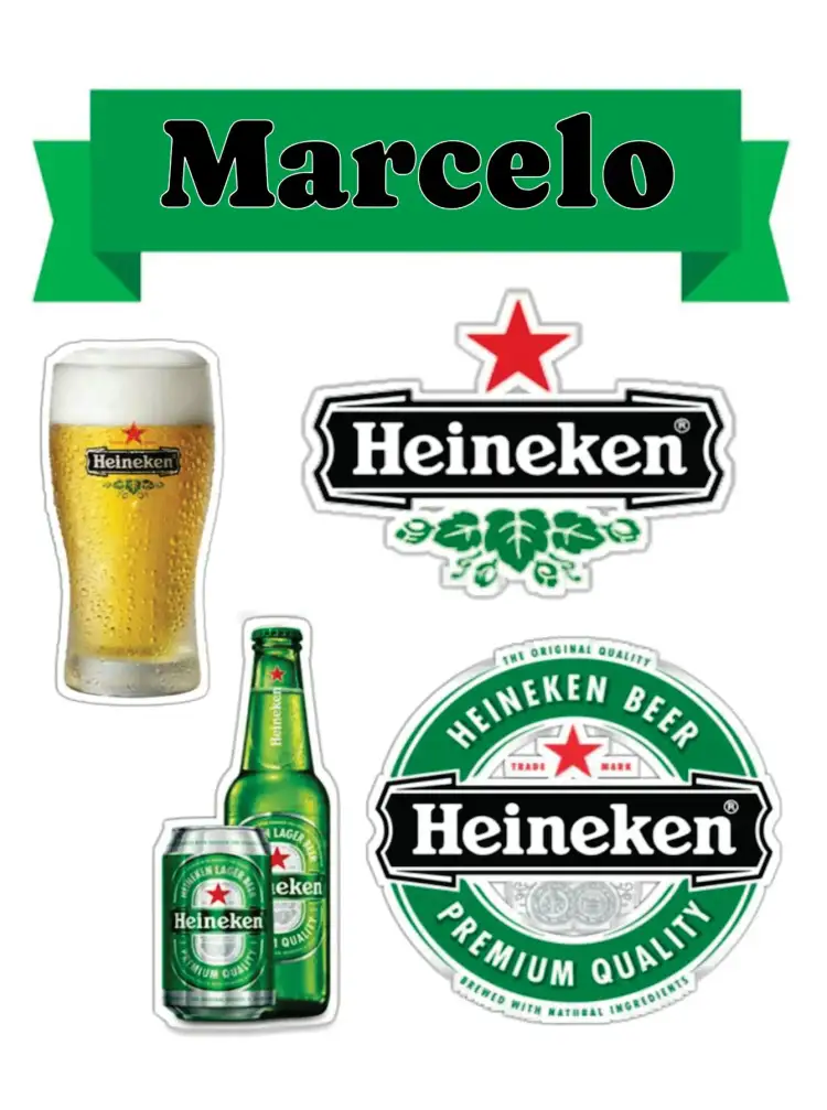 Invitation Heineken Pub – Cake topper theme vibrant, casual, themed, colorful, modern