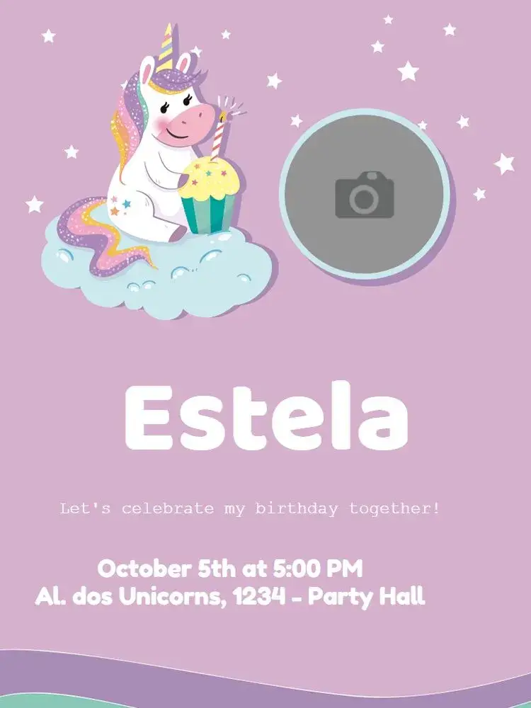 Cake invitation