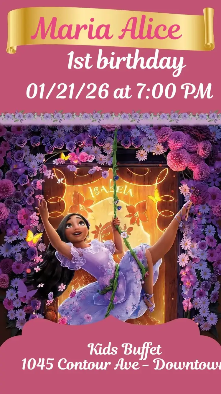 Invitation Charm – Kids' Birthday Party theme colorful, playful, magical, childlike, fun, themed
