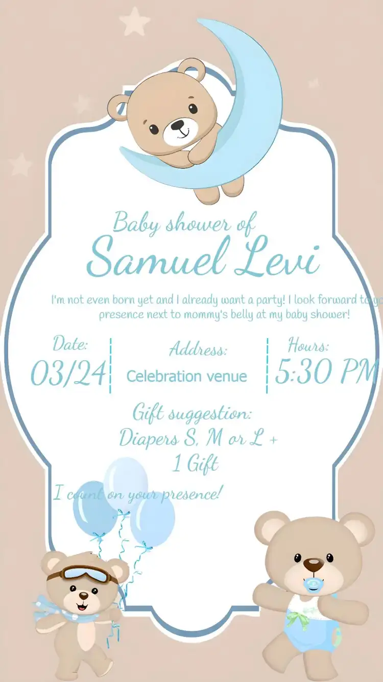 Teddy Bear Baby Shower