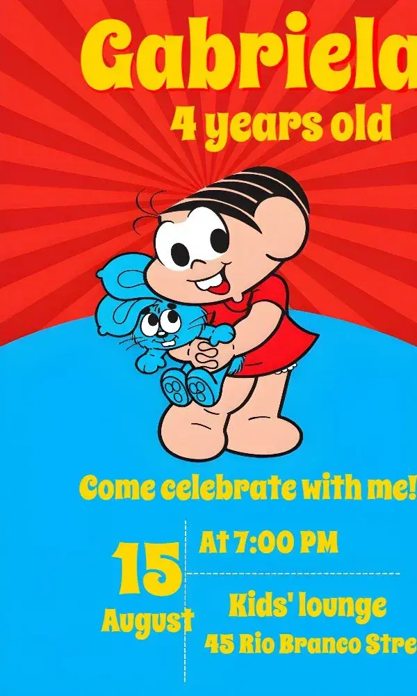 Monica's Gang invitation