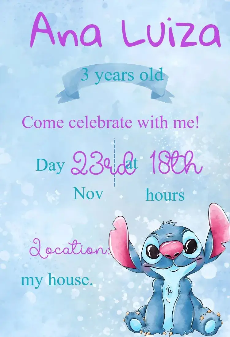 Stitch Invitation