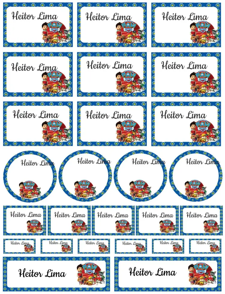 Invitation Paw Patrol – Card theme colorful, fun, childish, themed, adventurous, animals
