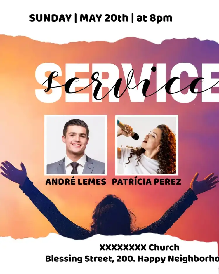 Art For Church Worship With Pastor's Photo