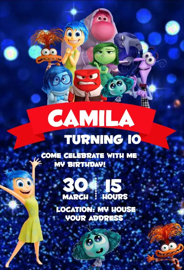 Invite Fun Mind 5 editable and customizable