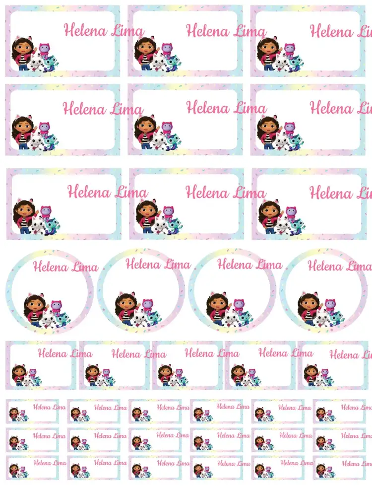 Invitation The Magical House of Gabby – Card theme colorful, playful, fantasy, fun, childlike, magical