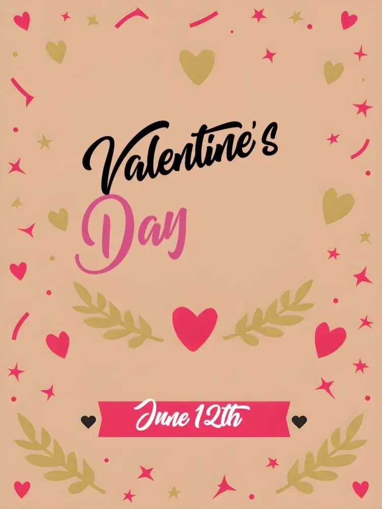 Invitation Post Valentine's Day June – Most searched for theme floral, romantic, delicate, vintage, modern