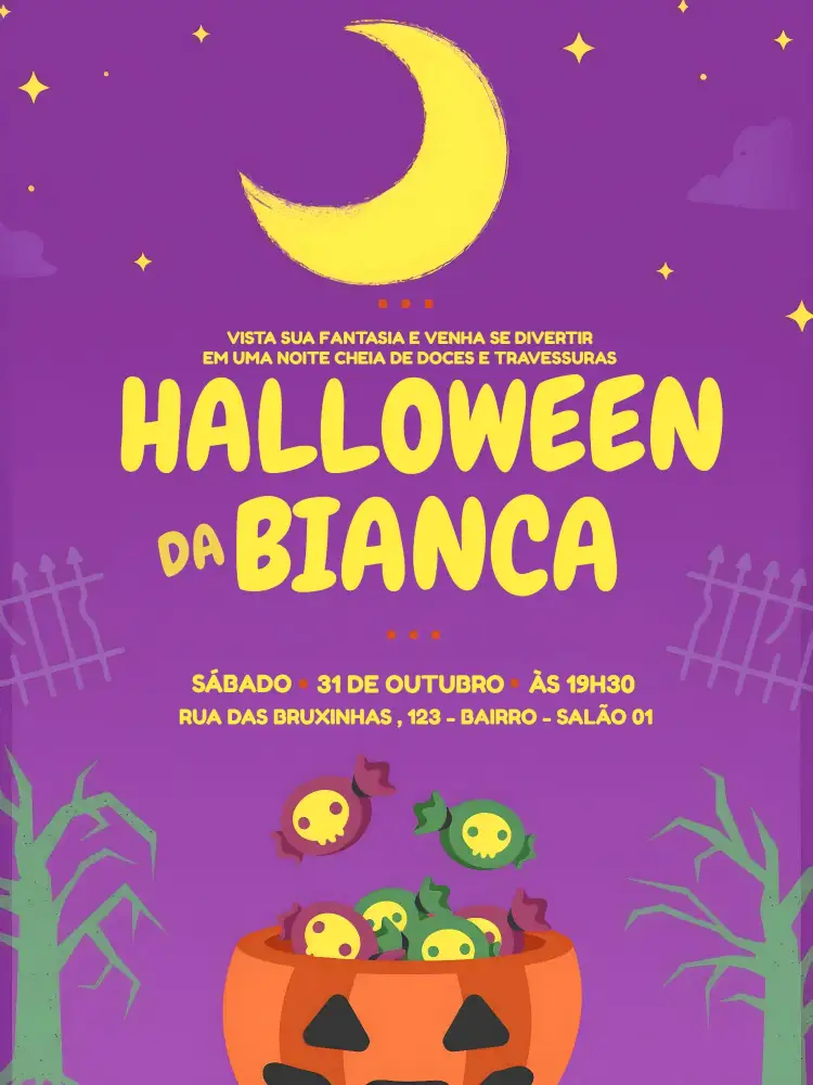 Invitation Ghost Halloween Party – Commemorative Dates theme dark shadows, vibrant colors, playful style, Halloween graphic elements, fun illustrations, modern design