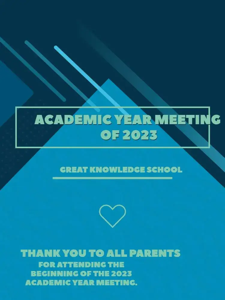 Modern Young Meeting Thank You Card