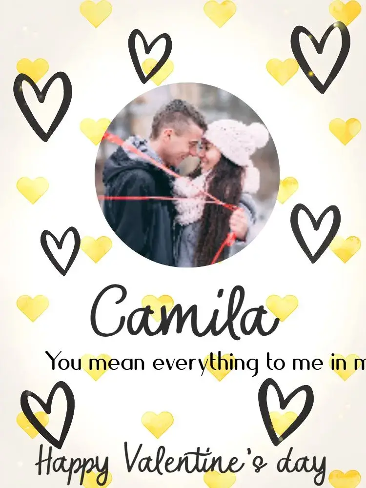 Valentine's Day Photo Card invitation