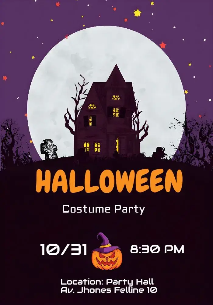Halloween Day Party invitation