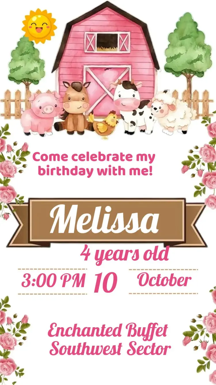 Farm invitation