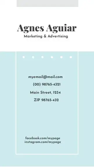 Digital Business Card - Clear Marketing And Advertising