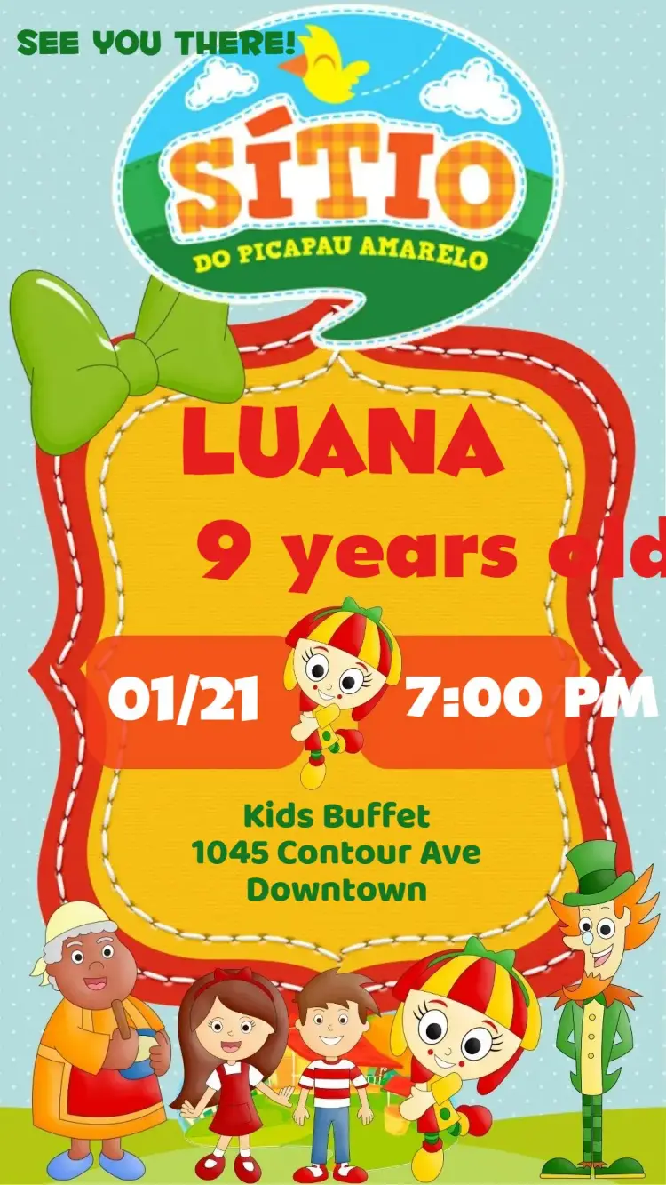 Yellow Woodpecker Ranch invitation