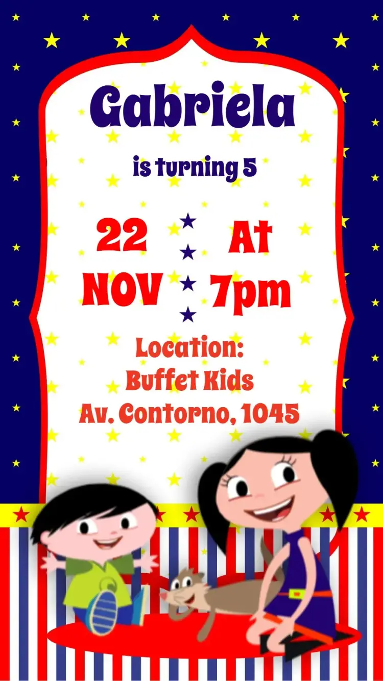 Luna Show invitation