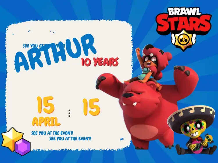 Brawl Stars Game invitation