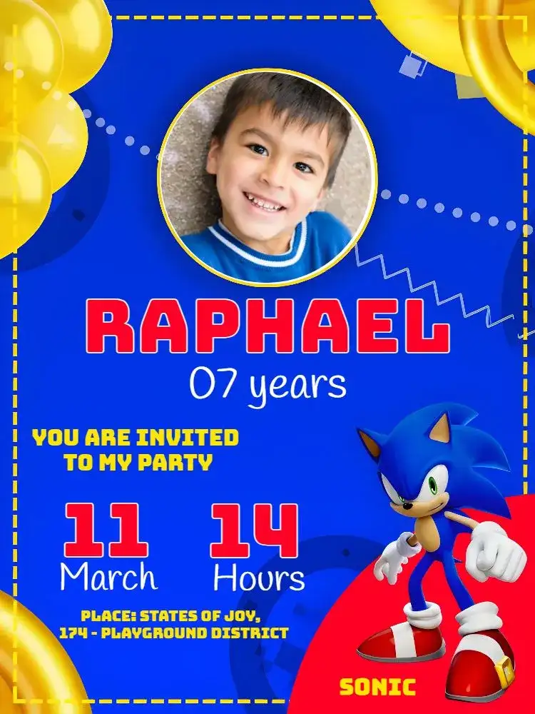 Sonic Kids Game Invite
