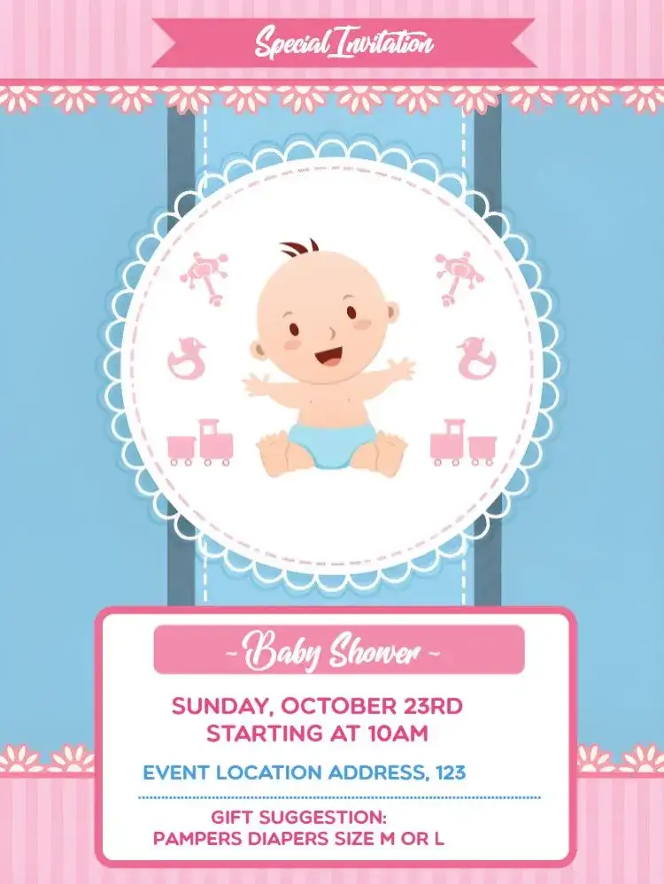 Pink Baby Shower
