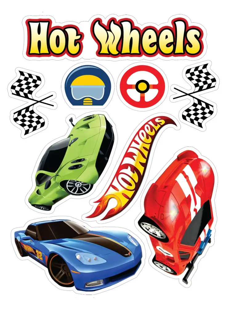 Hot Wheels invitation