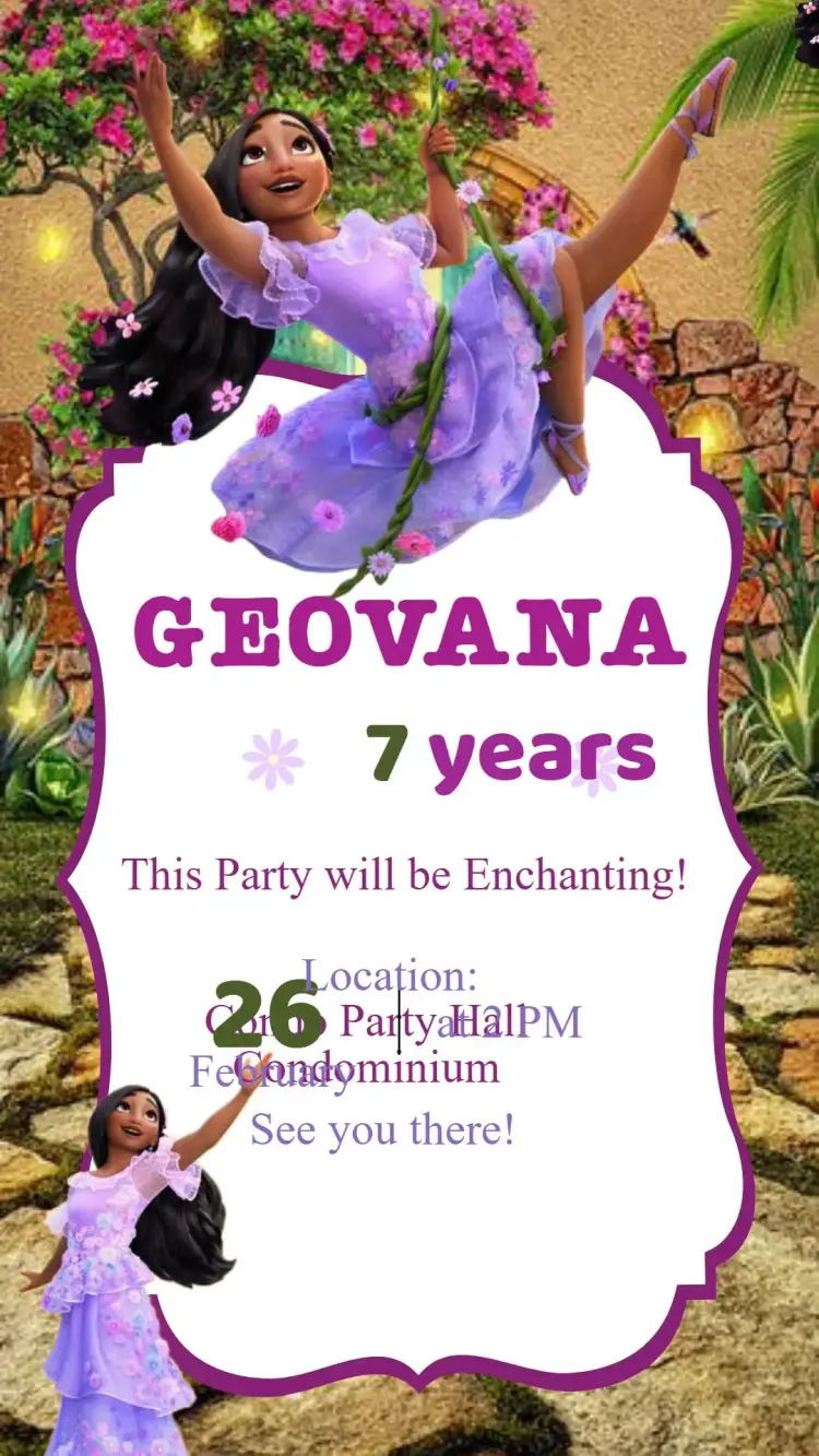 Enchanted Birthday Invitation