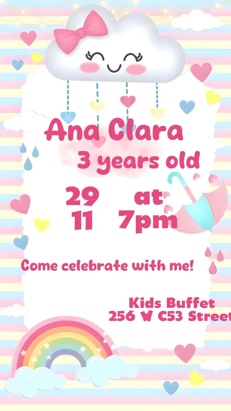 Shower of Love invitation