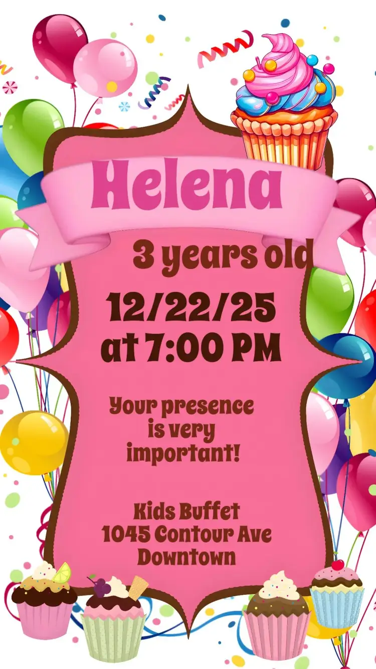 Sweets invitation