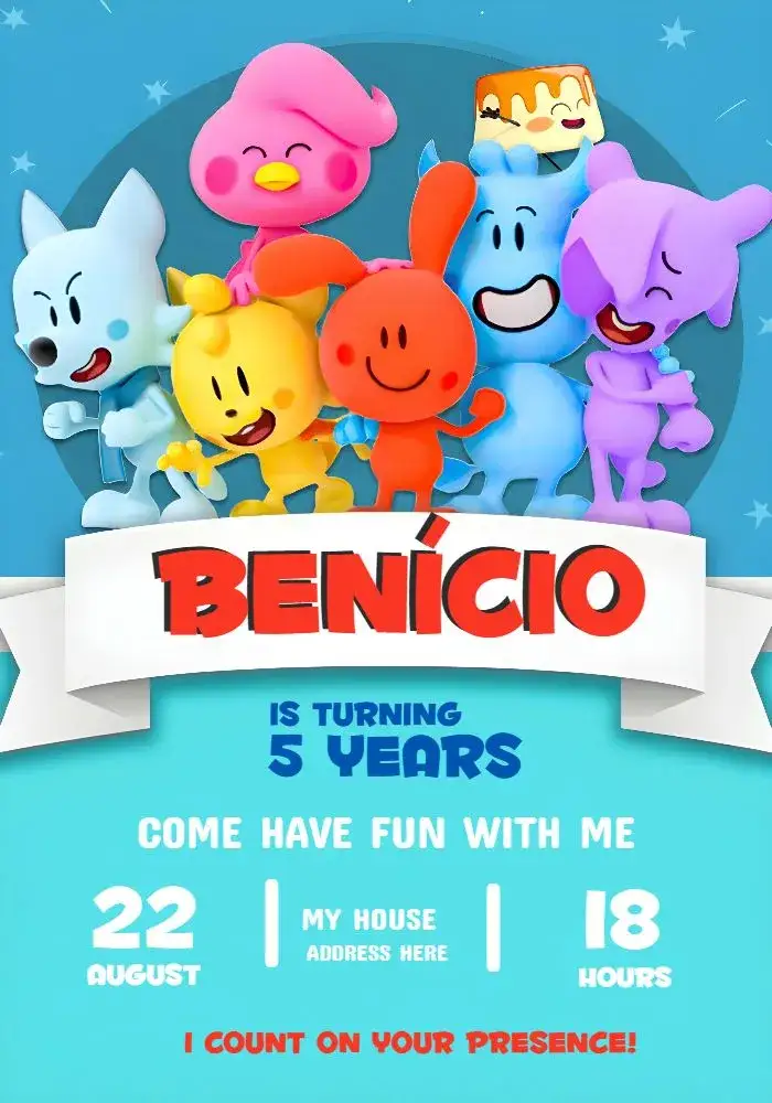 Invitation Cueio Gato Galáctico Verde Class – Kids' Birthday Party theme galactic, colorful, childlike, fun-filled, modern, space exploration