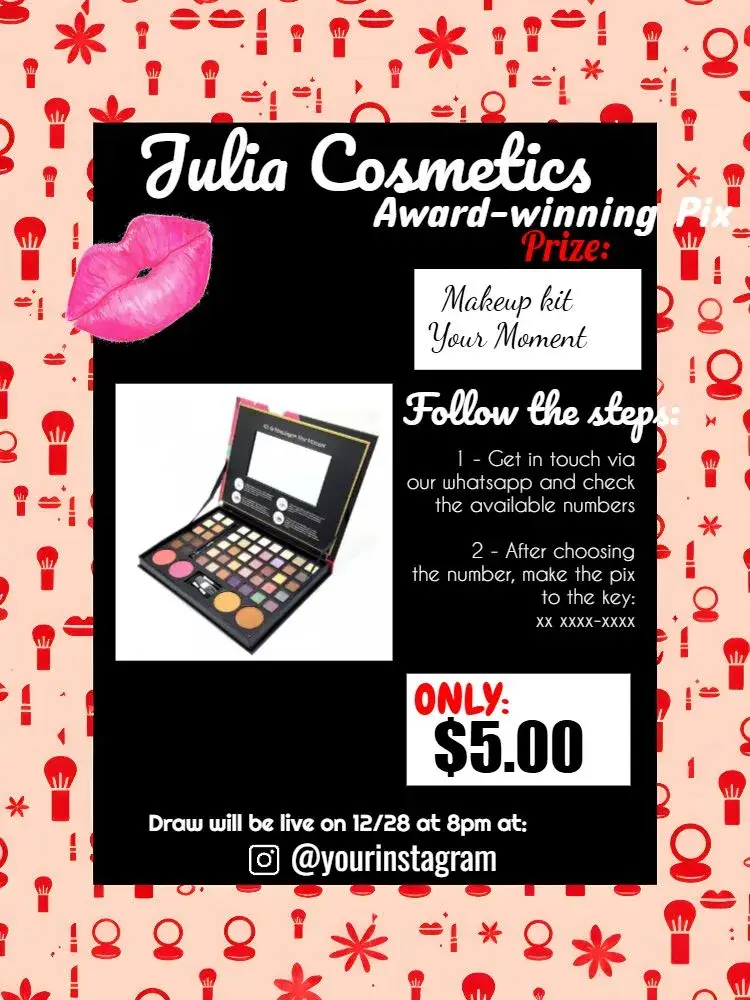Prize-Winning Pix Makeup Mouth invitation