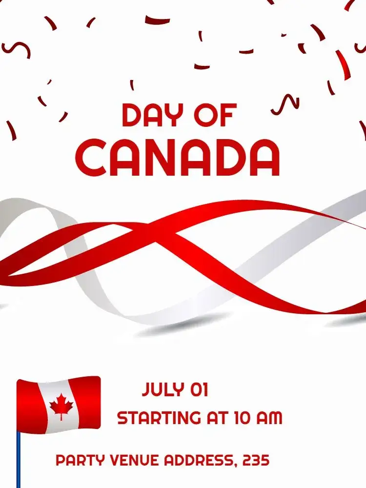 International Canada Day invitation