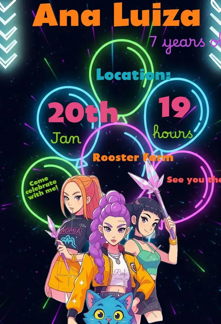 Warriors of K-Pop Invitation