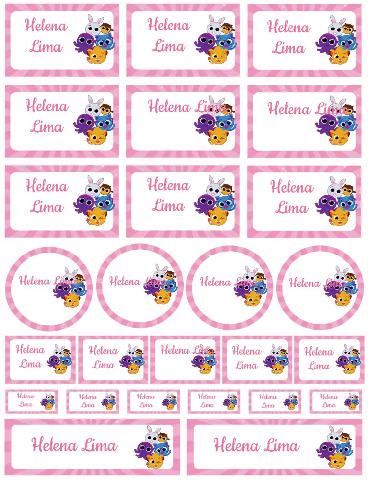 Invitation CuteCakes – Card theme colorful, fun, childish, playful illustrations, modern, playful